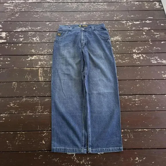 (36x34) Vintage 90s Y2K JNCO Jeans Urbanomiks Baggy Skater - Picture 2 of 8